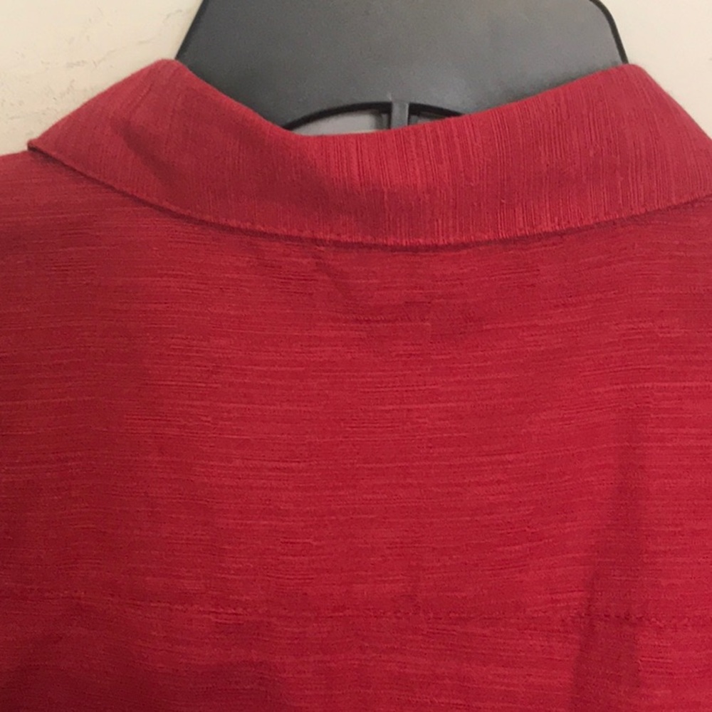 Beautiful Rust Color Jacket Style Blouse. Size 14 - image 3